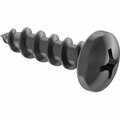 Bsc Preferred Screws for Particleboard and Fiberboard Rounded Head Black-Oxide Steel No. 8 Screw 5/8 L, 100PK 91555A118